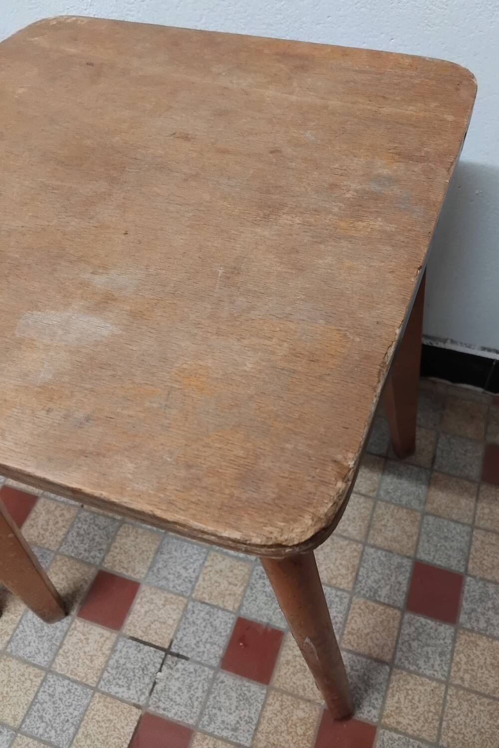 Pair of wooden stools