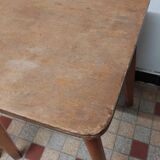 Paire de tabourets en bois