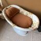 Vintage molded plastic cradle 70'