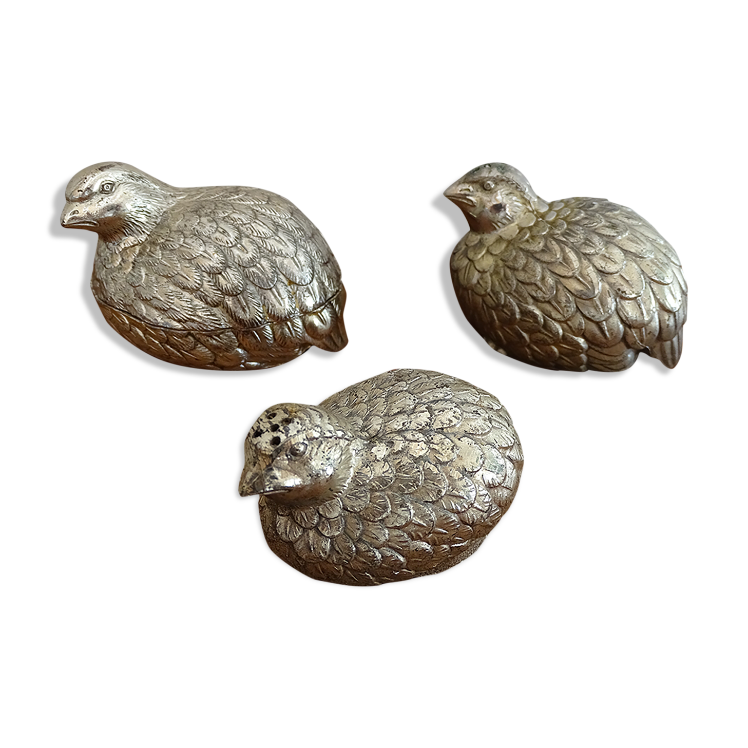 Lot of salerons hens style Mauro Manetti vintage