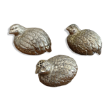 Lot of salerons hens style Mauro Manetti vintage