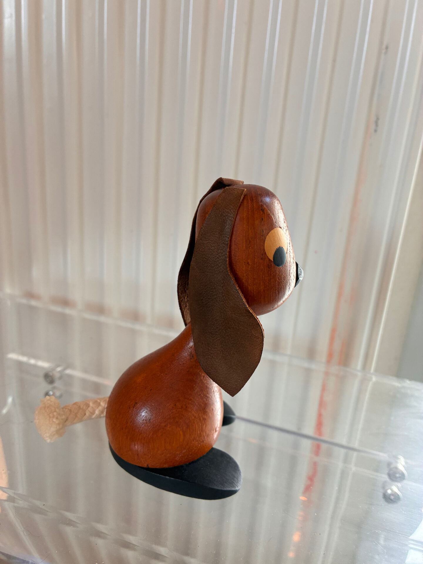Teak Wood Dog Vintage Denmark – Sveistrup Design Mid-Century 1960
