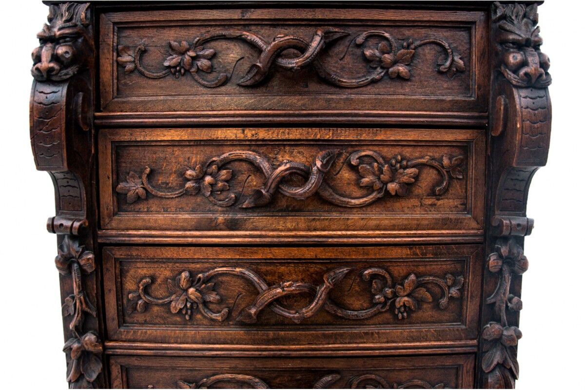Antique chest of drawers, France, mid 19th century.
