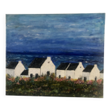 Oil on canvas Breton landscape