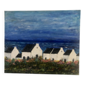 Huile sur toile Paysage Breton