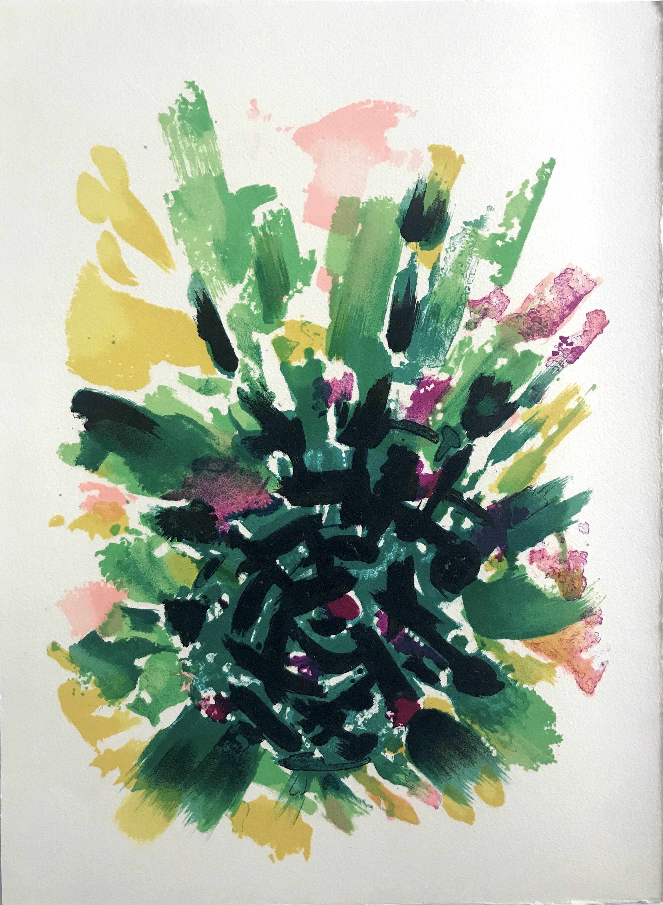 Alfred MANESSIER, The Labyrinth I, 1978. Original lithograph