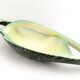 Sinuous Vintage Black, Yellow and Green Ceramic Centrepiece by Vibi, Italy