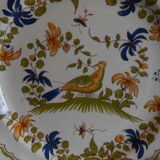 Decorative plate faience martres tolosane moustiers