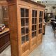 19th-century library in cherry wood