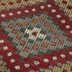 Turkish Handmade Vintage Anatolian Kilim 86 cm x 373 cm