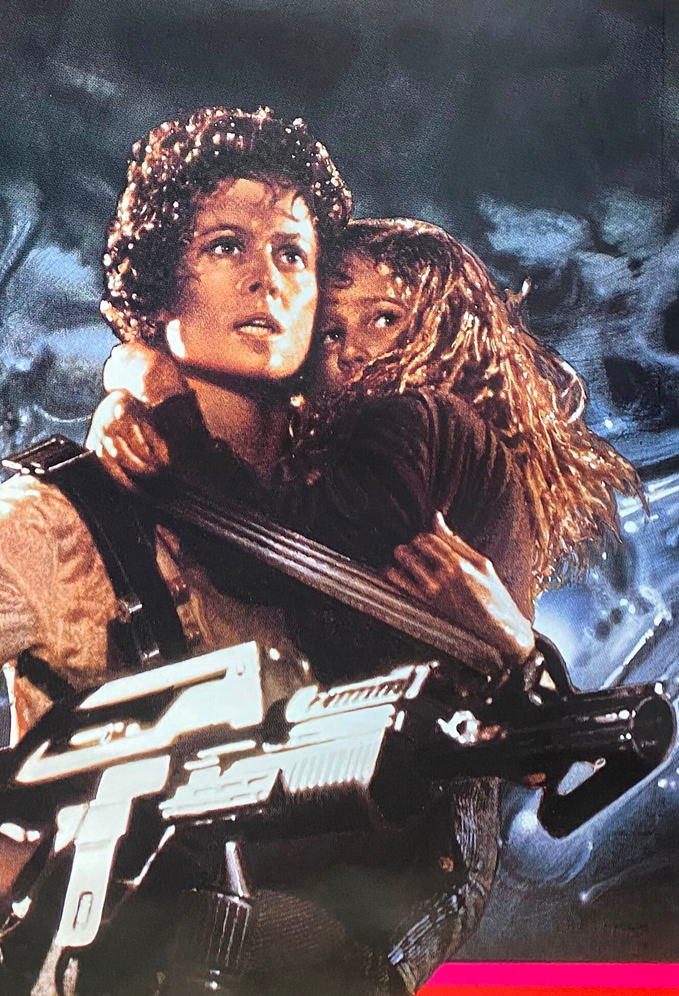 Movie poster "Aliens the return" Sigourney Weaver, 1986