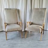 Pair of Scandinavian armchairs