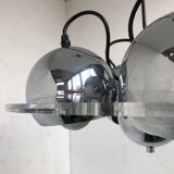 Seventies globe hang lamp