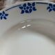 6 mismatched antique deep plates