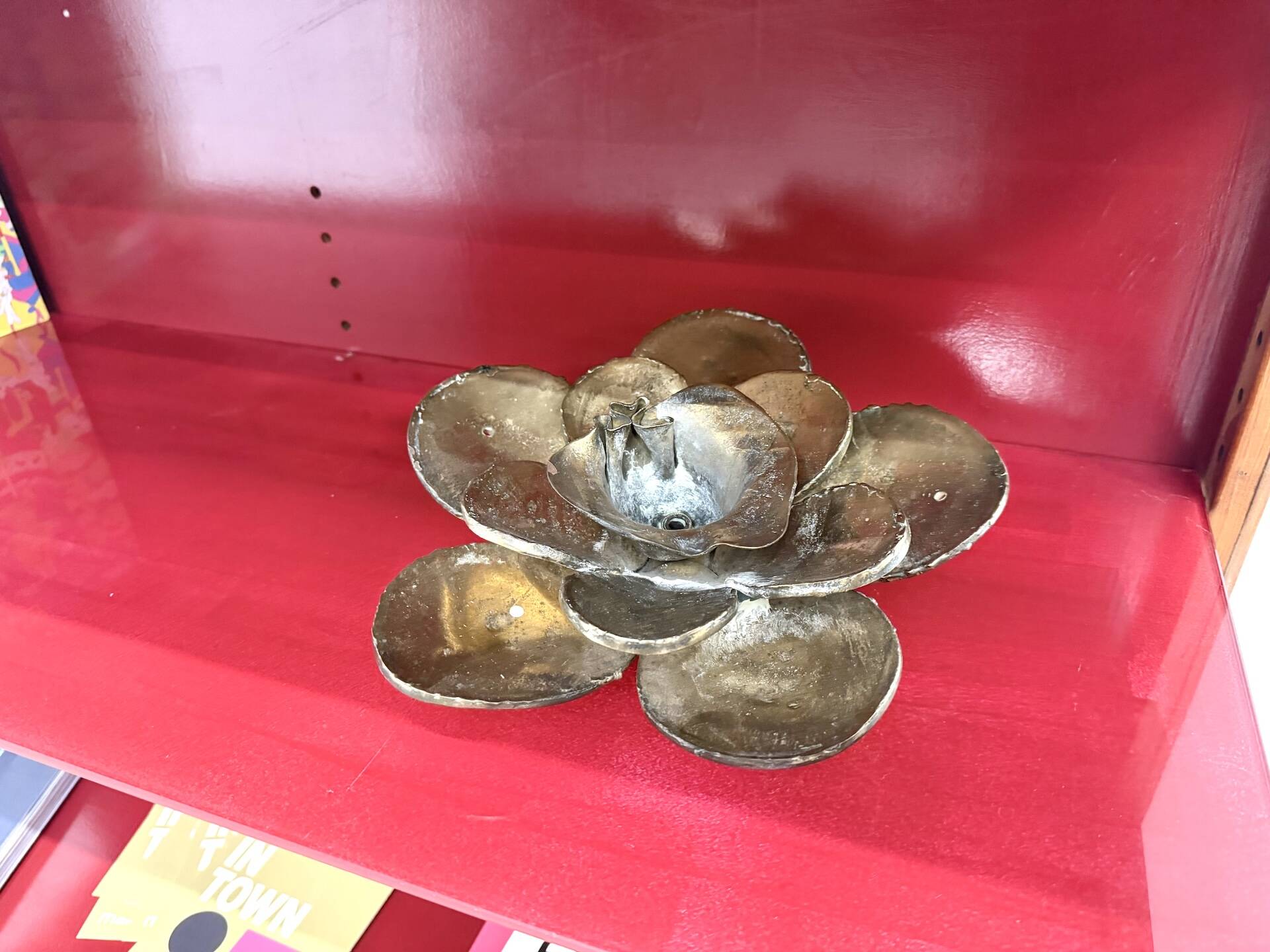 1950s Brazilian modernist library in exotic wood and lacquer.