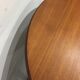 Scandinavian teak dining table with extension cords