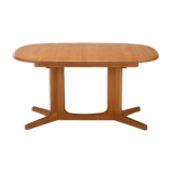 Vintage extendable dining table in beech wood