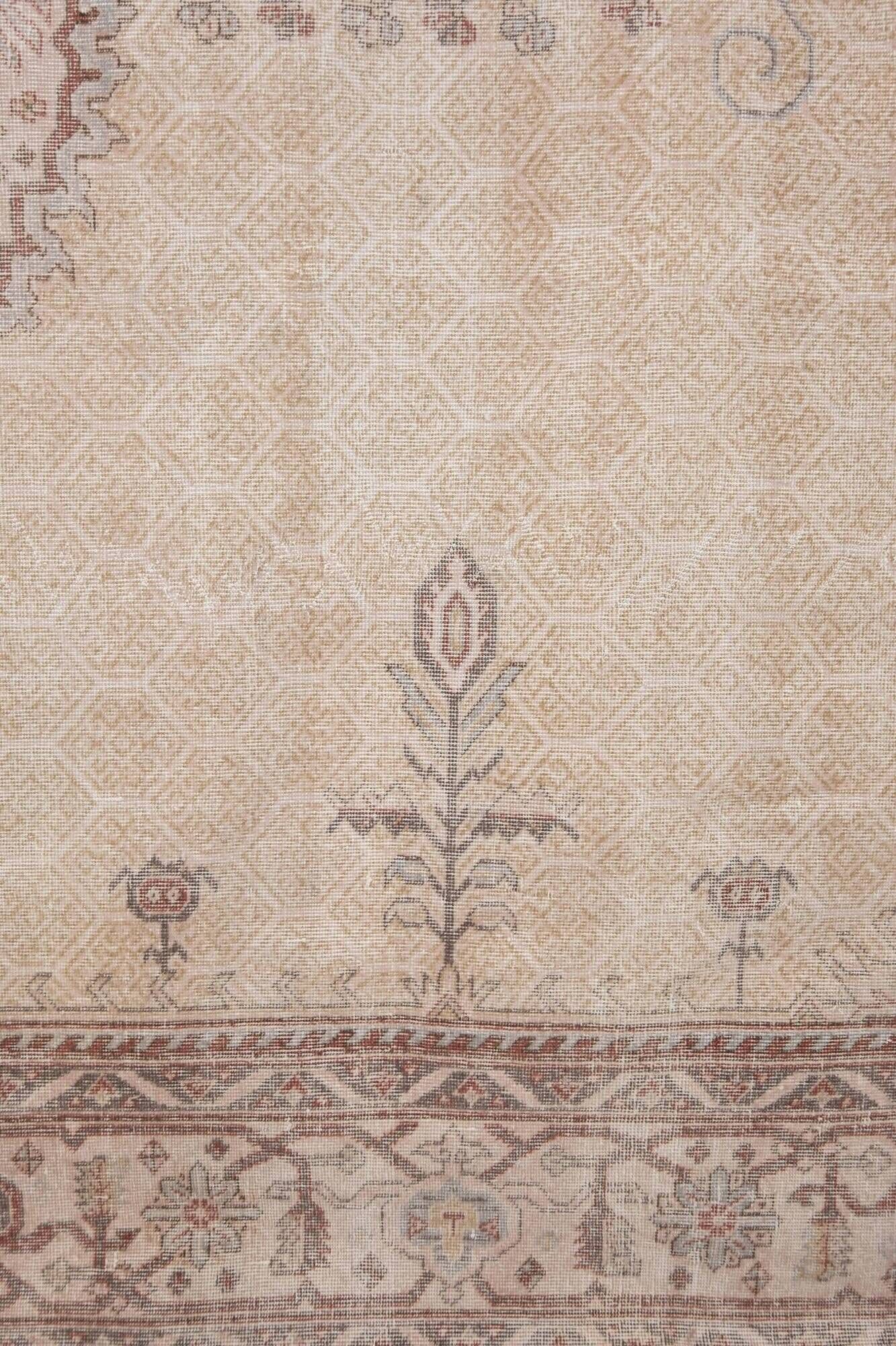 Vintage Turkish Oushak rug 298x450 cm