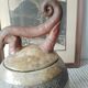 Art ceramic vase signed – Pre-Columbian style / Vallauris spirit