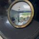Pair of witch mirrors Napoleon III, 12cm, antique glass, curiosity, antique, black