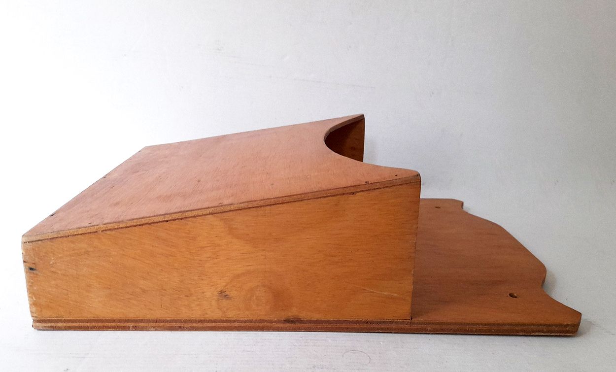 Wooden box for wall mounting, mail holder