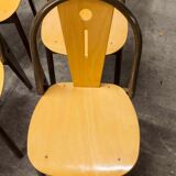 6 Baumann "transit" chairs 1990s