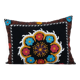Vintage embroidered cushion cover 46x64 cm