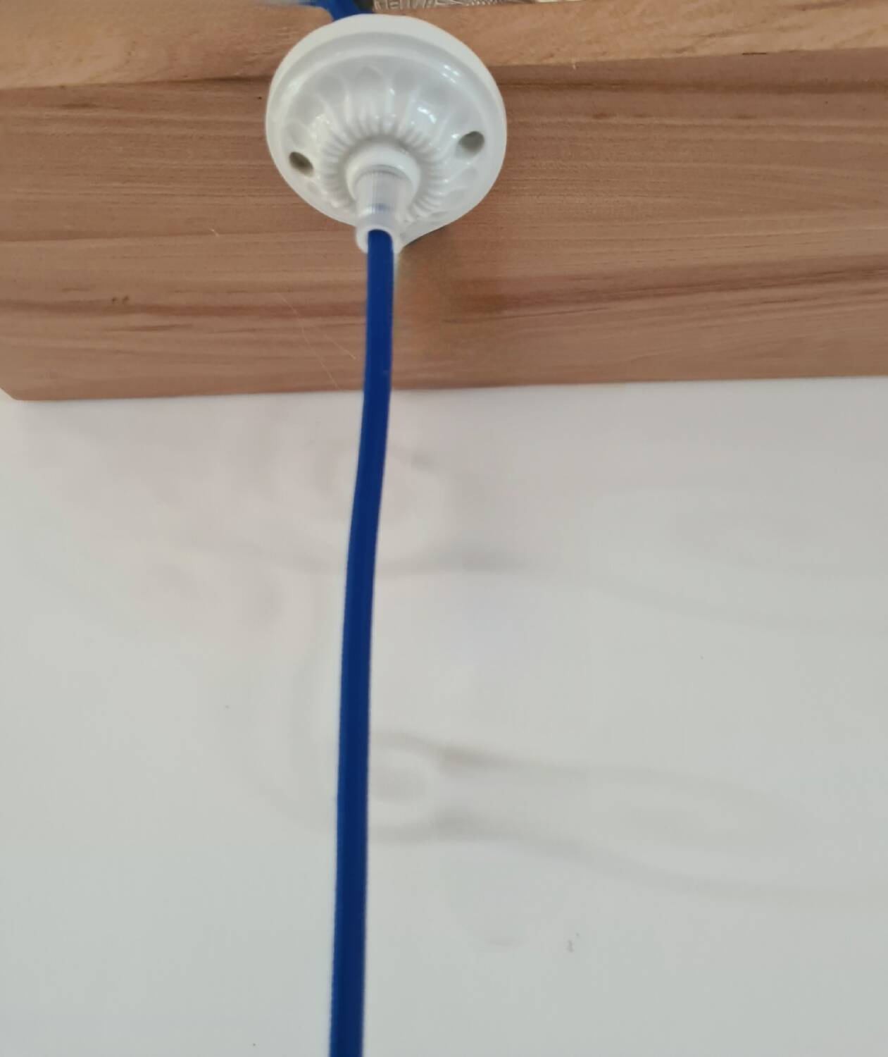 Vintage frosted glass lampshade pendant light