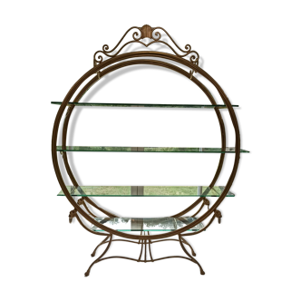 Hollywood Regency 1950s Freestanding Shelf