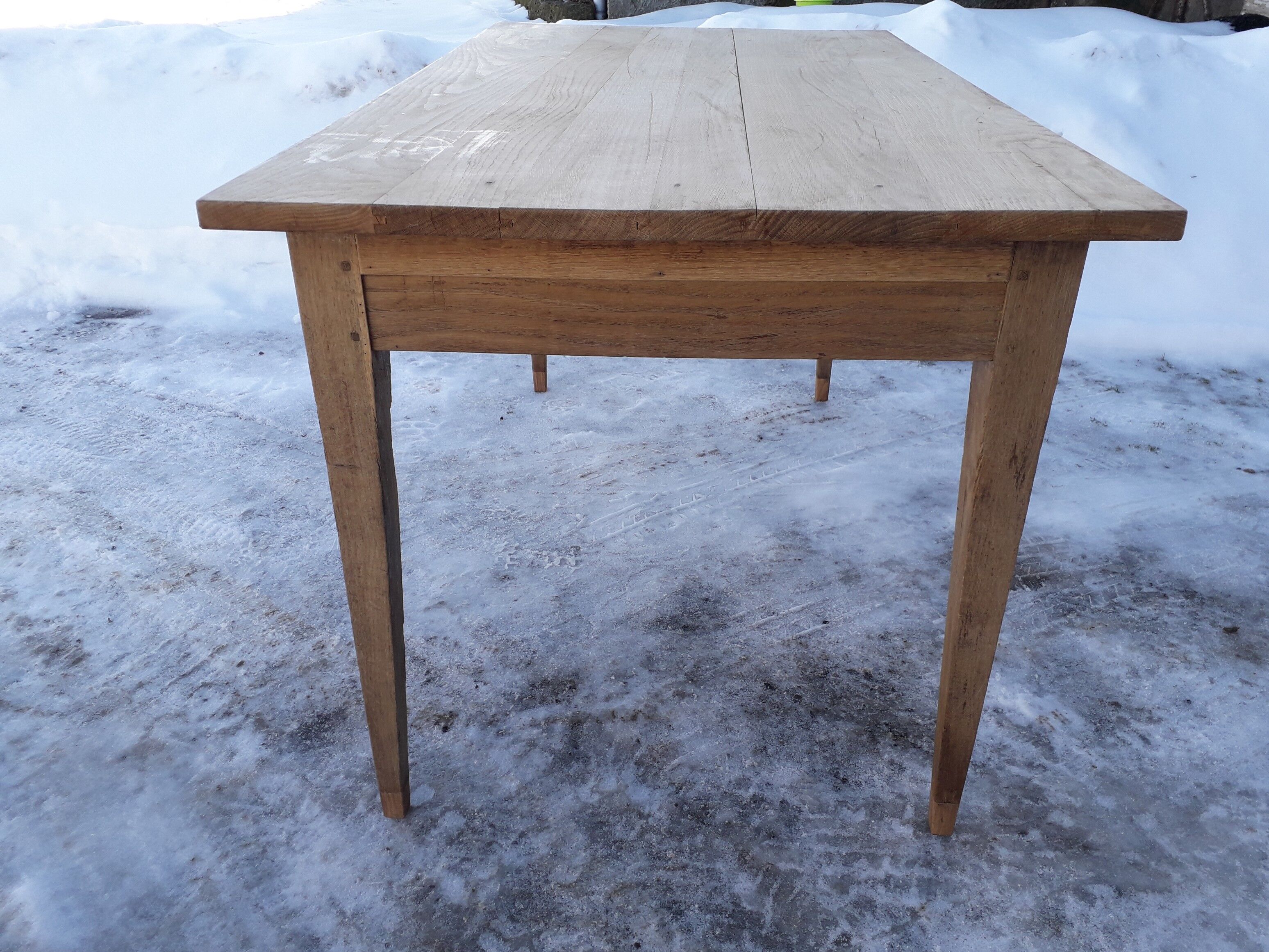Old farmhouse table 140 cm