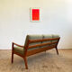 Mid-century modern teak sofa, senator series by Ole Wanscher for Cado