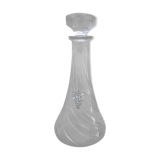 Carafe has grape bunch decoration