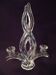 Two-light crystal chandelier Vannes Le Chatel A482