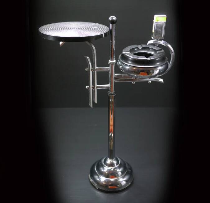 Art Deco smoker's side table from the 1930s.
