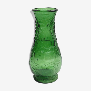 Ancien vase en verre fabrication Italienne modèle Constantin dimension : hauteur -27cm- diamètre -14