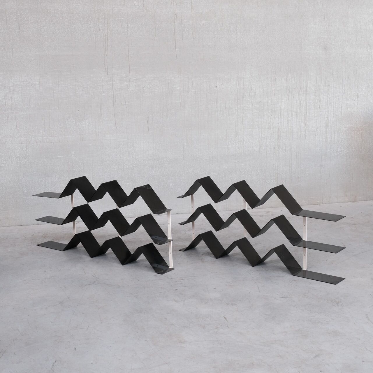 Étagères architecturales français bibliothèques du milieu du siècle