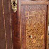 Low furniture marquetry style louis XVI