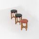 Very rare set of stools by Uno & Östen Kristiansson for Luxus Vittsjö