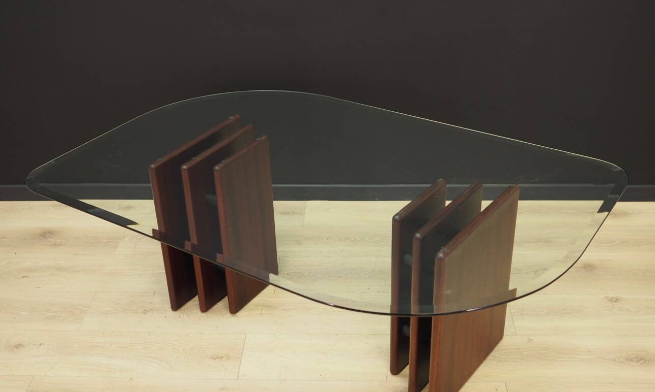 Mahogany coffee table, Danish design, 1960s, manufacturer: Bendixen Design