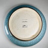 Plat vintage céramique emaux keralouve style art deco dlg catteau