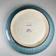 Grand plat vintage ceramic emaux keralouve style art deco dlg catteau