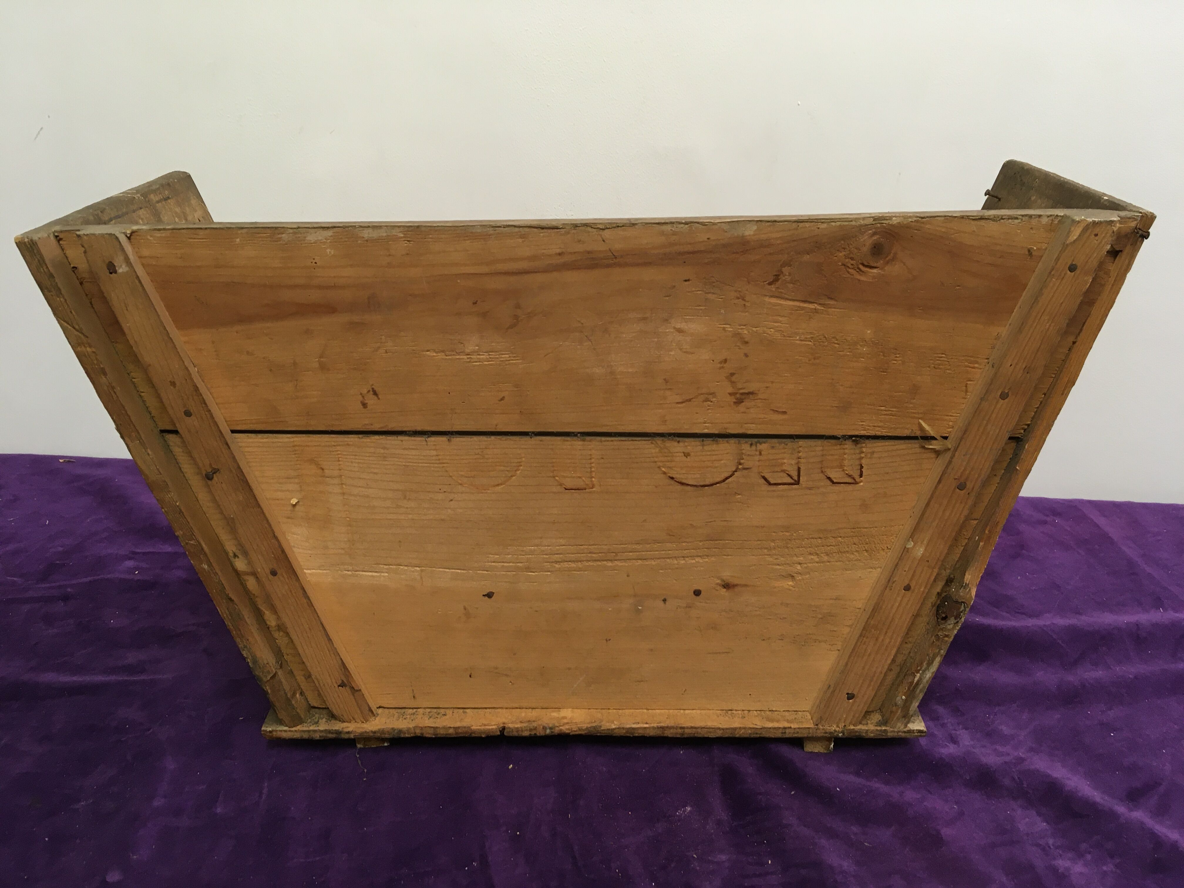 Shelf antique wooden grocery store