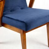 Vintage armchair 300-123, design by M. Puchała navy blue - set of 2 pieces