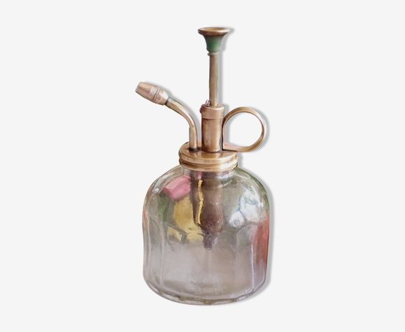 Pulvérisateur laiton et verre transparent