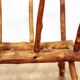 Brutalist wooden magazine rack 1950