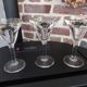 Verre ancien sur pied