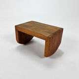 Tabouret à bascule ancien en bois, années 1920