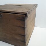 Wooden hat box