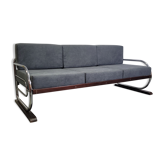 Bauhaus Chrome Sofa by Robert Slezak 1930'