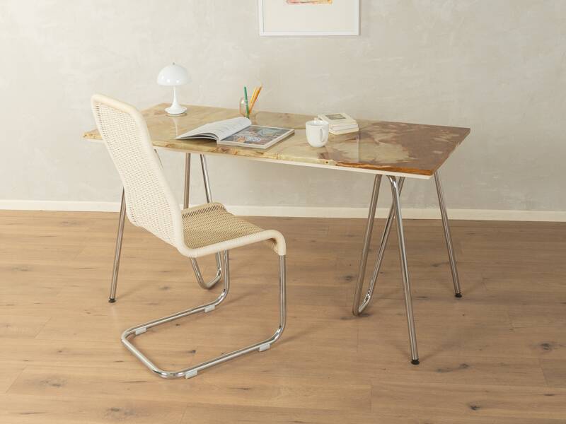 Unique onyx marble desk